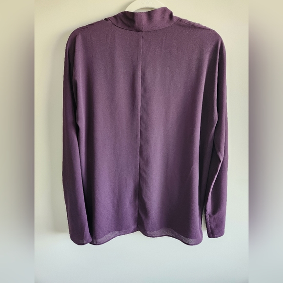 Aritzia Babaton bow tie button up blouse - Picture 2 of 3